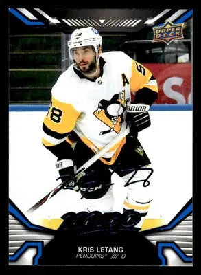 2022-23 Upper Deck MVP #207 Kris Letang Blue Script - Hockey Card Single