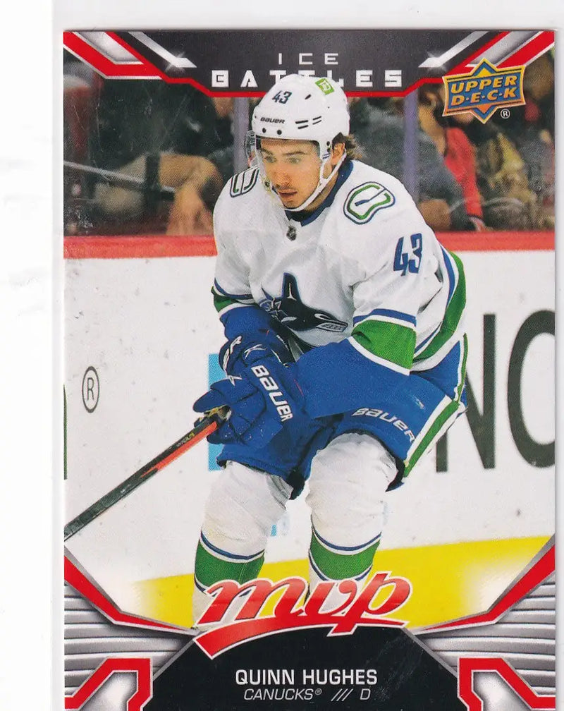 2022-23 UPPER DECK MVP #208 QUINN HUGHS- CANUCKS