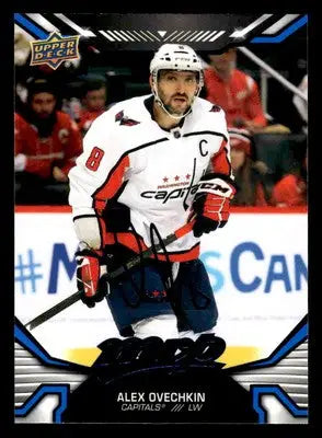 2022-23 Upper Deck MVP #217 Alex Ovechkin Blue Script - Hockey Card Single