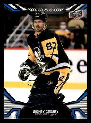 2022-23 Upper Deck MVP #218 Sidney Crosby Blue Script