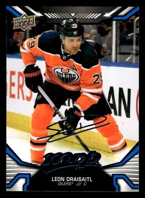 2022-23 Upper Deck MVP #219 Leon Draisaitl Blue Script - Hockey Card Single