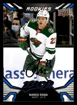 2022-23 Upper Deck MVP #221 Marco Rossi Blue Script - Hockey Card Single