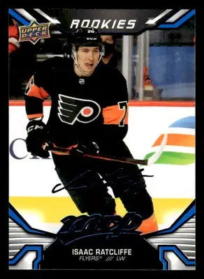 2022-23 Upper Deck MVP #223 Isaac Ratcliffe Blue Script - Hockey Card Single