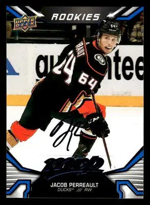 2022-23 Upper Deck MVP #225 Jacob Perreault Blue Script - Hockey Card Single