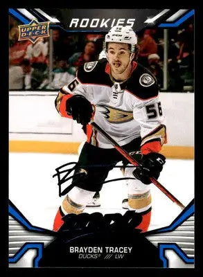 2022-23 Upper Deck MVP #226 Brayden Tracey Blue Script - Hockey Card Single