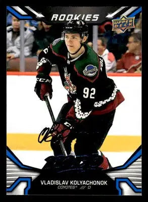 2022-23 Upper Deck MVP #231 Vladislav Kolyachonok Blue Script - Hockey Card Single