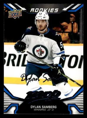 2022-23 Upper Deck MVP #233 Dylan Samberg Blue Script - Hockey Card Single