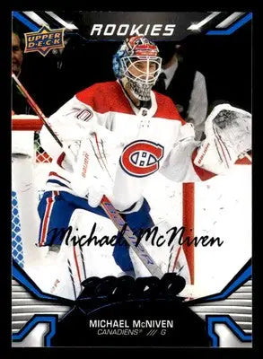 2022-23 Upper Deck MVP #238 Michael McNiven Blue Script - Hockey Card Single