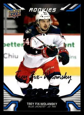 2022-23 Upper Deck MVP #239 Trey Fix-Wolansky Blue Script - Hockey Card Single
