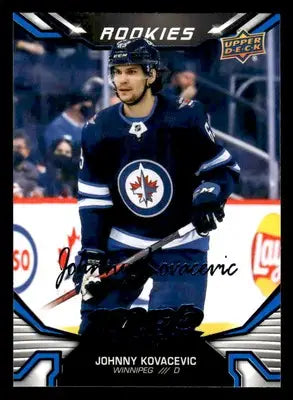 2022-23 Upper Deck MVP #240 Johnny Kovacevic Blue Script - Hockey Card Single