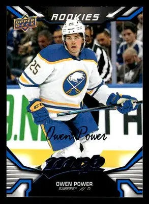 2022-23 Upper Deck MVP #243 Owen Power Blue Script - Hockey Card Single