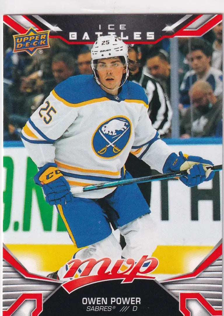 2022-23 UPPER DECK MVP #243 OWEN POWER- SABRES - Hockey Card Single