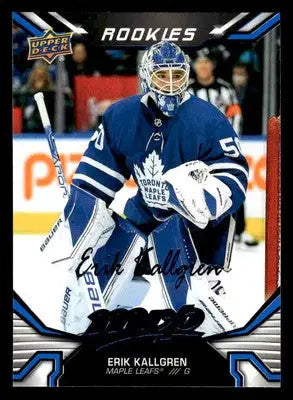 2022-23 Upper Deck MVP #245 Erik Kallgren Blue Script - Hockey Card Single