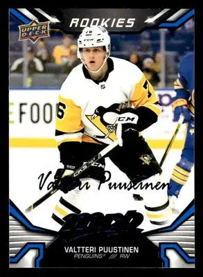 2022-23 Upper Deck MVP #247 Valtteri Puustinen Blue Script - Hockey Card Single
