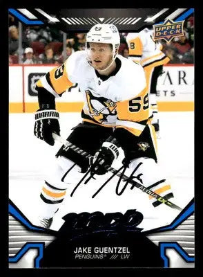 2022-23 Upper Deck MVP #25 Jake Guentzel Blue Script - Hockey Card Single