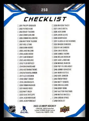 2022-23 Upper Deck MVP #250 Matt Boldy Blue Script - Hockey Card Single
