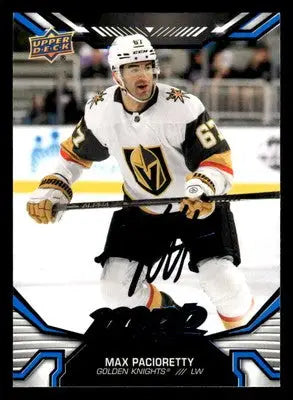 2022-23 Upper Deck MVP #26 Max Pacioretty Blue Script - Hockey Card Single