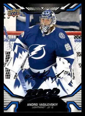 2022-23 Upper Deck MVP #27 Andrei Vasilevskiy Blue Script - Hockey Card Single