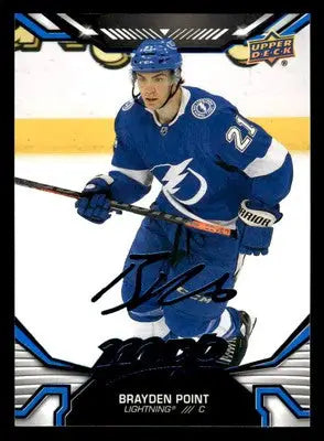 2022-23 Upper Deck MVP #29 Brayden Point Blue Script - Hockey Card Single