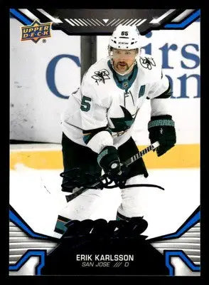 2022-23 Upper Deck MVP #36 Erik Karlsson Blue Script - Hockey Card Single