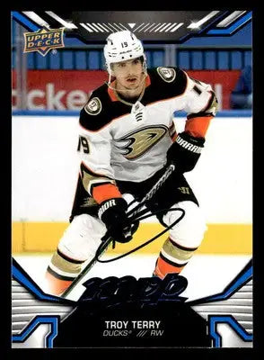 2022-23 Upper Deck MVP #40 Troy Terry Blue Script - Hockey Card Single