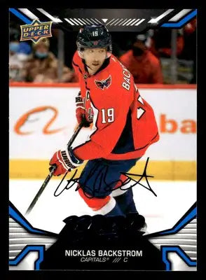 2022-23 Upper Deck MVP #41 Nicklas Backstrom Blue Script - Hockey Card Single