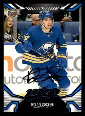 2022-23 Upper Deck MVP #47 Dylan Cozens Blue Script - Hockey Card Single