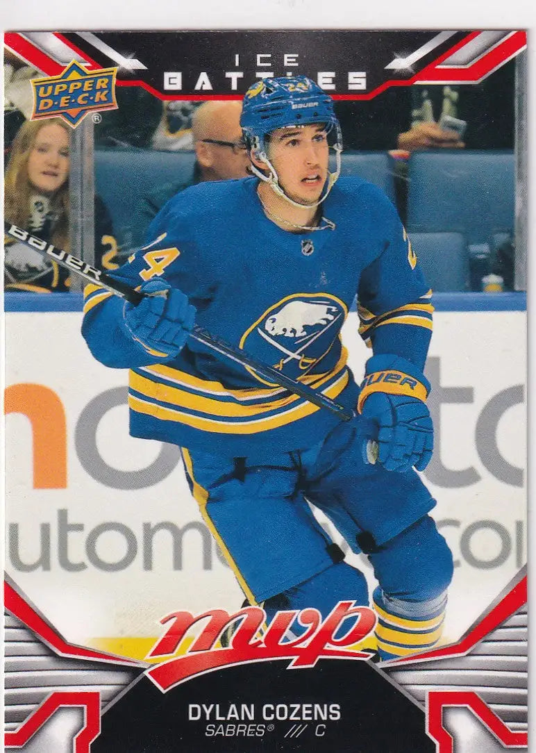 2022-23 UPPER DECK MVP #47 DYLAN COZENS- SABRES - Hockey Card Single