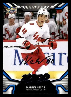 2022-23 Upper Deck MVP #48 Martin Necas Blue Script - Hockey Card Single