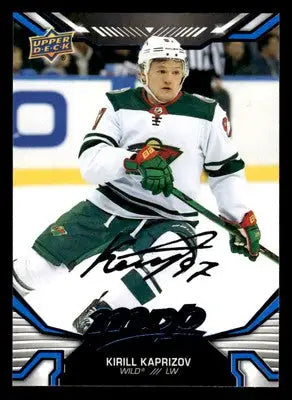 2022-23 Upper Deck MVP #57 Kirill Kaprizov Blue Script - Hockey Card Single