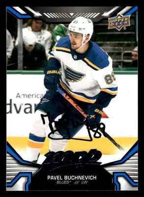 2022-23 Upper Deck MVP #60 Pavel Buchnevich Blue Script - Hockey Card Single