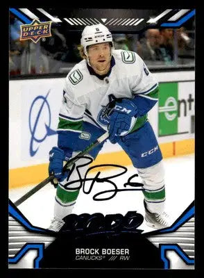 2022-23 Upper Deck MVP #62 Brock Boeser Blue Script - Hockey Card Single