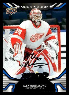 2022-23 Upper Deck MVP #64 Alex Nedeljkovic Blue Script - Hockey Card Single
