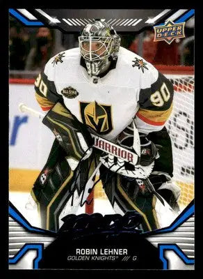 2022-23 Upper Deck MVP #69 Robin Lehner Blue Script - Hockey Card Single