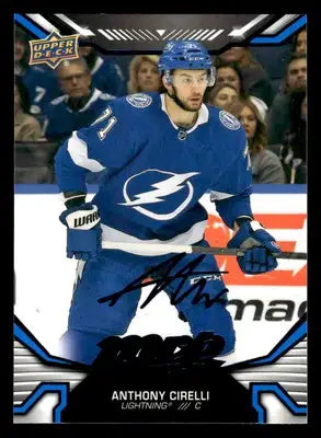 2022-23 Upper Deck MVP #70 Anthony Cirelli Blue Script - Hockey Card Single