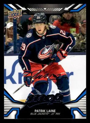 2022-23 Upper Deck MVP #71 Patrik Laine Blue Script - Hockey Card Single