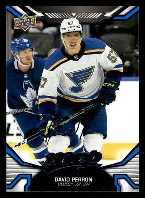 2022-23 Upper Deck MVP #73 David Perron Blue Script - Hockey Card Single