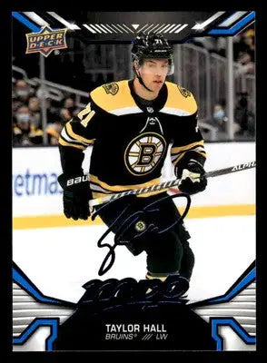 2022-23 Upper Deck MVP #76 Taylor Hall Blue Script - Hockey Card Single