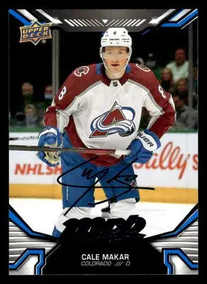 2022-23 Upper Deck MVP #8 Cale Makar Blue Script - Hockey Card Single