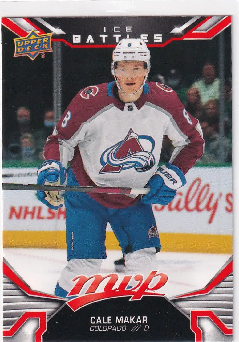 2022-23 UPPER DECK MVP #8 CALE MAKAR- COLORADO - Hockey Card Single