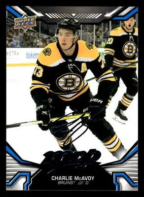 2022-23 Upper Deck MVP #80 Charlie McAvoy Blue Script - Hockey Card Single
