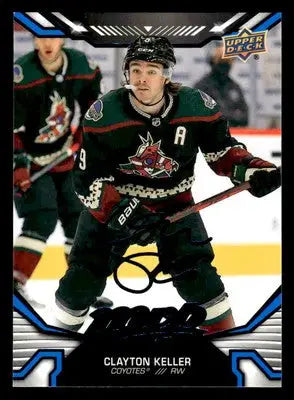 2022-23 Upper Deck MVP #84 Clayton Keller Blue Script - Hockey Card Single