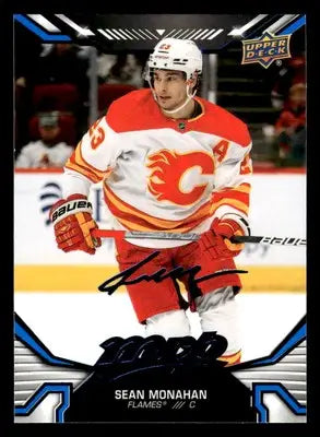 2022-23 Upper Deck MVP #86 Sean Monahan Blue Script - Hockey Card Single