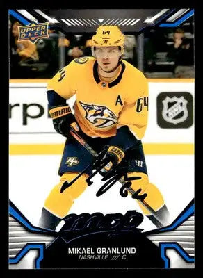 2022-23 Upper Deck MVP #88 Mikael Granlund Blue Script - Hockey Card Single
