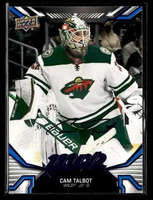 2022-23 Upper Deck MVP Cam Talbot #98 Blue Script Minnesota Wild - Hockey Card Single