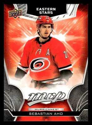 2022-23 Upper Deck MVP #ES-2 Sebastian Aho Eastern Stars - Hockey Card Single