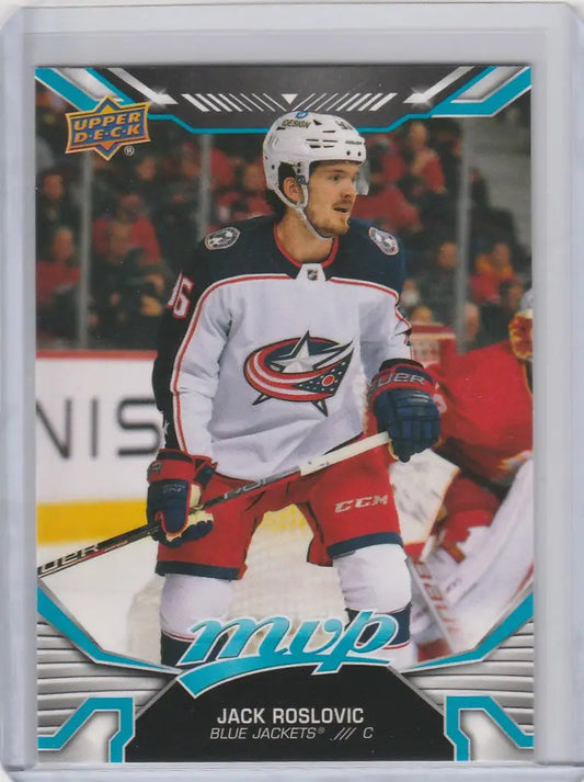 2022-23 Upper Deck MVP SP #212 Jack Roslovic Columbus Blue Jackets - Hockey Card Single