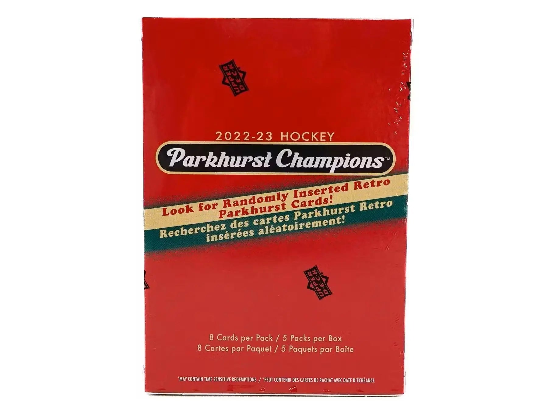 2022/23 Upper Deck Parkhurst Champions Hockey 5-Pack Blaster Box - Sports Card Hobby Boxes