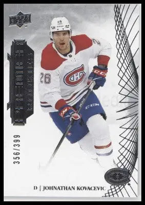 2022-23 Upper Deck Premier #123 Johnathan Kovacevic - Hockey Card Single