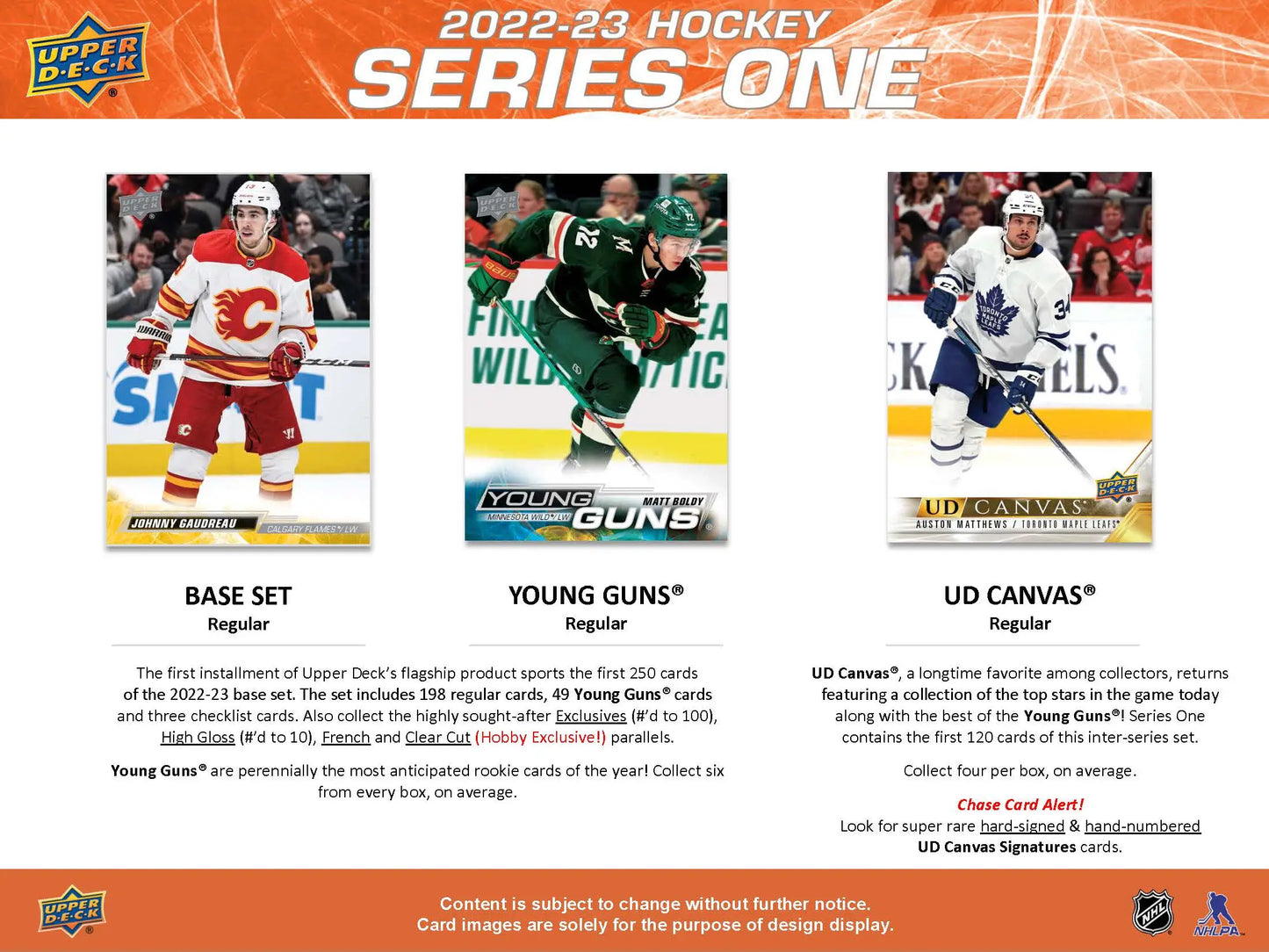 2022-23 Upper Deck Series 1 Hockey Hobby Box - Hockey Card Box